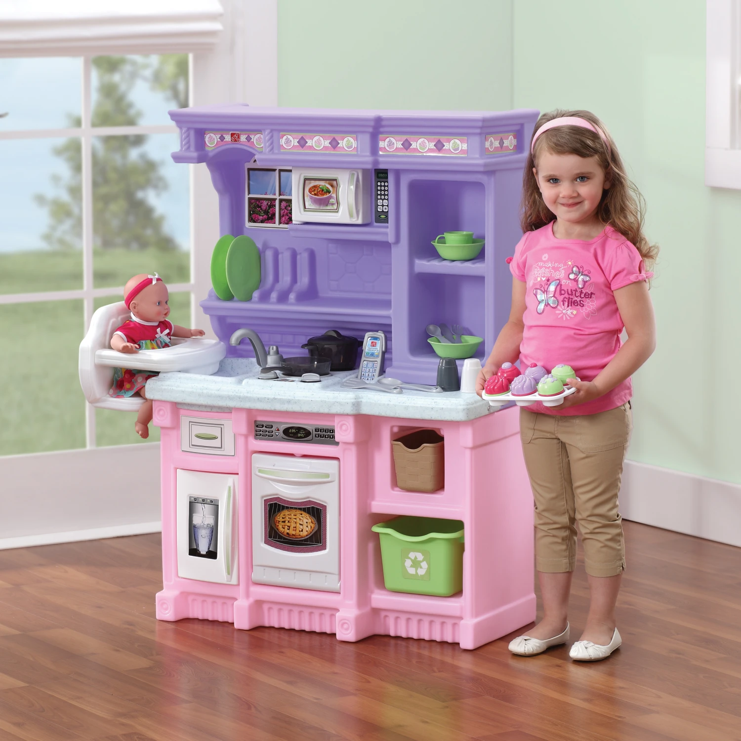 Step2 Little Bakers Pink Kitchen Set For Kid 30pc Accessory Set 9 Step2 Little Bakers Pink Kitchen Set For Kid 30pc Accessory Set - Image 9