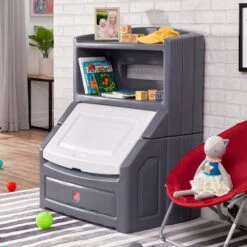 Step2 Lift & Hide Toddler Bookcase Storage Chest Gray 17 Step2 Lift & Hide Toddler Bookcase Storage Chest Gray -Step2 14d7c1a4 6c03 4ccd a6d1 b51309b50260.97e72a765c3517a40b1d0d788a88890d