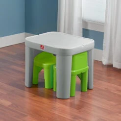 Step2 Mighty My Size Kids Plastic Table And Chairs Set, Gray -Step2 87431b47 cf8e 47a8 839e bd1b68921521.70fe91a7bddbd2cfa17a2a7d8ee7d9b8