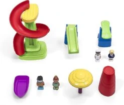 Step2 Fiesta Cruise Sand & Water Table With Umbrella | Kids Outdoor Play Table, Multicolor (894800) -Step2 Step2 Fiesta Cruise Sand Water Table with Umbrella Kids Outdoor Play Table Multicolor 8948002