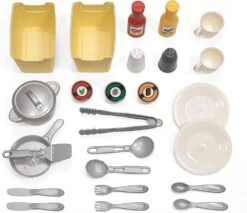 Step2 Fun With Friends Kitchen Set For Kids – Pink – Includes Toy Kitchen Accessories, Interactive Features For Pretend Play – Indoor/Outdoor Toddler Playset -Step2 Step2 Fun with Friends Kitchen Set for Kids – Pink – Includes Toy Kitchen Accessories Interactive Features for Pretend Play – Indoor Outdoor Toddler Playset3 1