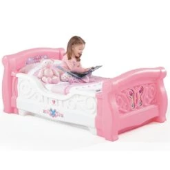 Step2 Girl's Toddler Sleigh Bed