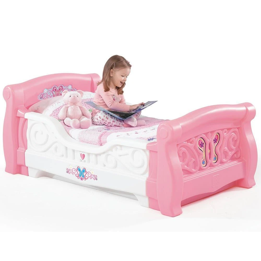 Step2 Girl's Toddler Sleigh Bed 1 Step2 Girl's Toddler Sleigh Bed