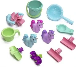 Step2 -Step2 Step2 Rain Showers Unicorns Water Table – Kids Purple Water Play Table with 13 Pc Unicorn Accessory Set1