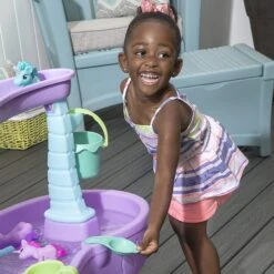 Step2 Rain Showers & Unicorns Water Table – Kids Purple Water Play Table With 13-Pc Unicorn Accessory Set -Step2 Step2 Rain Showers Unicorns Water Table – Kids Purple Water Play Table with 13 Pc Unicorn Accessory Set7