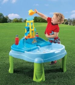 Step2 Splash N Scoop Bay Sand And Water Table, Multicolor, Deluxe Pack: Includes 7 Piece Accessory Set -Step2 Step2 Splash N Scoop Bay Sand and Water Table Multicolor Deluxe Pack Includes 7 Piece Accessory Set7