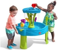 Step2 Summer Showers Splash Tower Water Table | Kids Water Play Table With 8-Pc Water Toy Accessory Set -Step2 Step2 Summer Showers Splash Tower Water Table Kids Water Play Table with 8 Pc Water Toy Accessory Set3