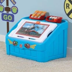 Step2 Thomas The Tank Engine 2 In 1 Toy Box And Art Lid -Step2 Step2 Thomas The Tank Engine 2 in 1 Toy Box and Art Lid Furniture Step2 Toycra 3
