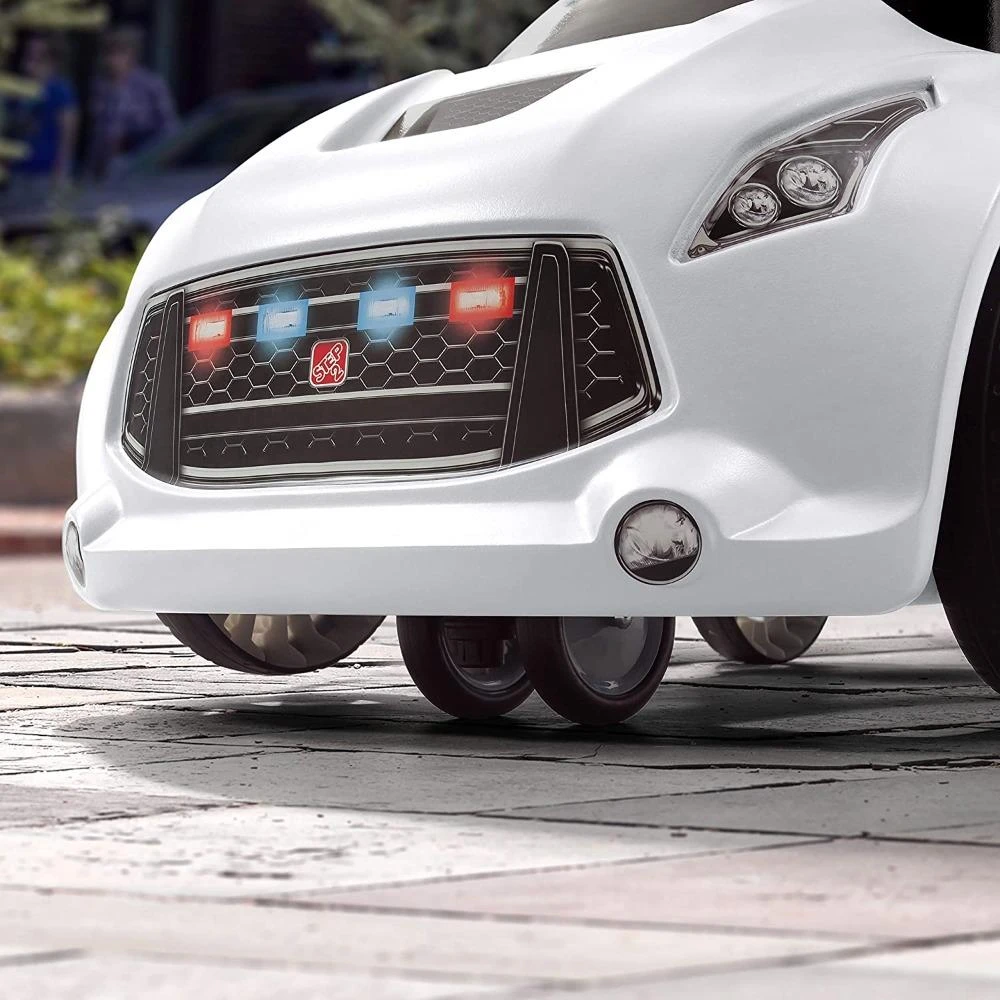 Step2 Turbo Coupe Foot-To-Floor (White ) 2 Step2 Turbo Coupe Foot-To-Floor (White ) - Image 2