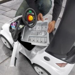 Step2 Turbo Coupe Foot-To-Floor (White ) 13 Step2 Turbo Coupe Foot-To-Floor (White ) -Step2 Step2 Turbo Coupe Foot To Floor White Ride Ons Step2 Toycra 7