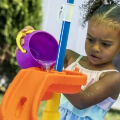 Step2 Waterpark Wonders Two-Tier Water Table For Toddler With Umbrella -Step2 Step2 Waterpark Wonders Two Tier Water Table for Toddler with Umbrella7
