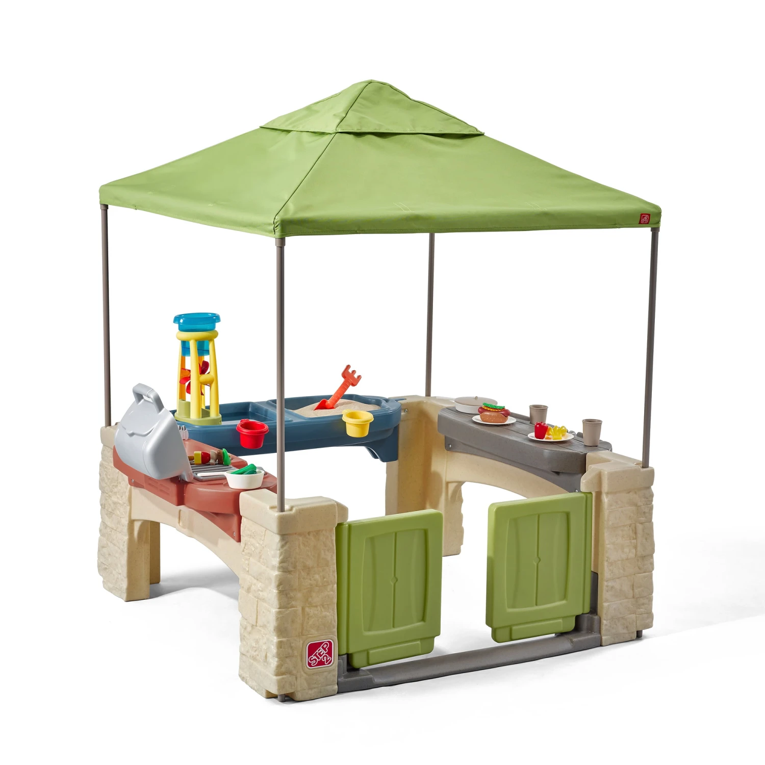 Step2 All-Around Playtime Patio With Canopy With 16 Play Accessories 1 Step2 All-Around Playtime Patio With Canopy With 16 Play Accessories