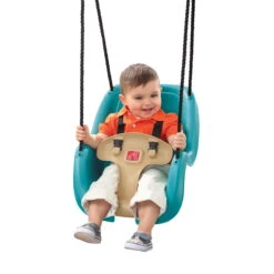 Step2 Teal Toddler Baby Swing Set Accessory With T-Bar And Weather-Resistant Ropes -Step2 e4915cc6 f535 4cd0 a2d6 8c9dd5b2d9fd.bb5647bb9cfb6c56f144255bad1a7e36