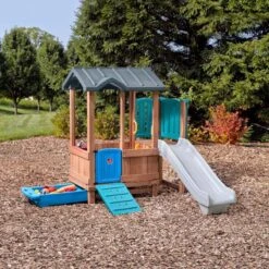 Step2 Woodland Adventure Playhouse & Slide -Step2 step2 outdoor step2 woodland adventure playhouse slide 38923495669981
